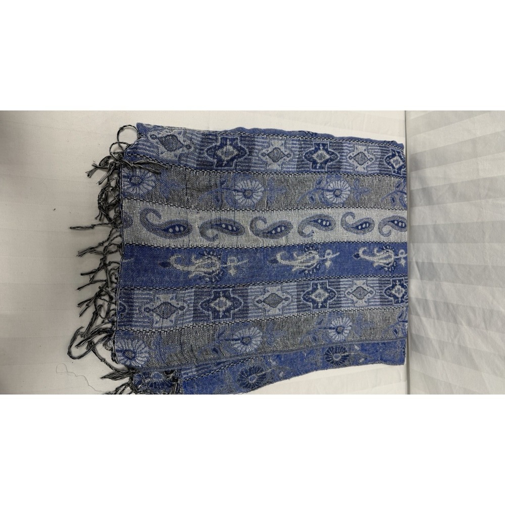 Cozy Scarf Blue One‎ Size